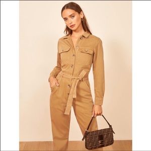 Reformation Kendall Boilersuit Jumpsuit